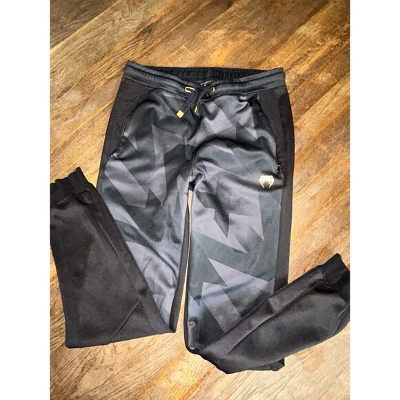 Venum Authentic Fight Night Walkout Jogger Pants Black Men's L - Picture 1 of 3